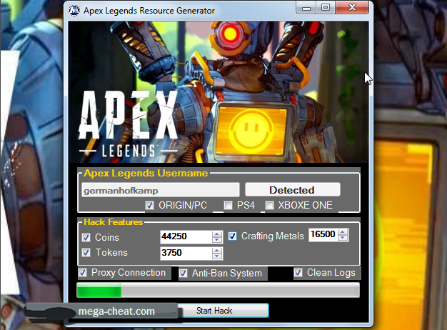 cheat engine 6.4 apex legends